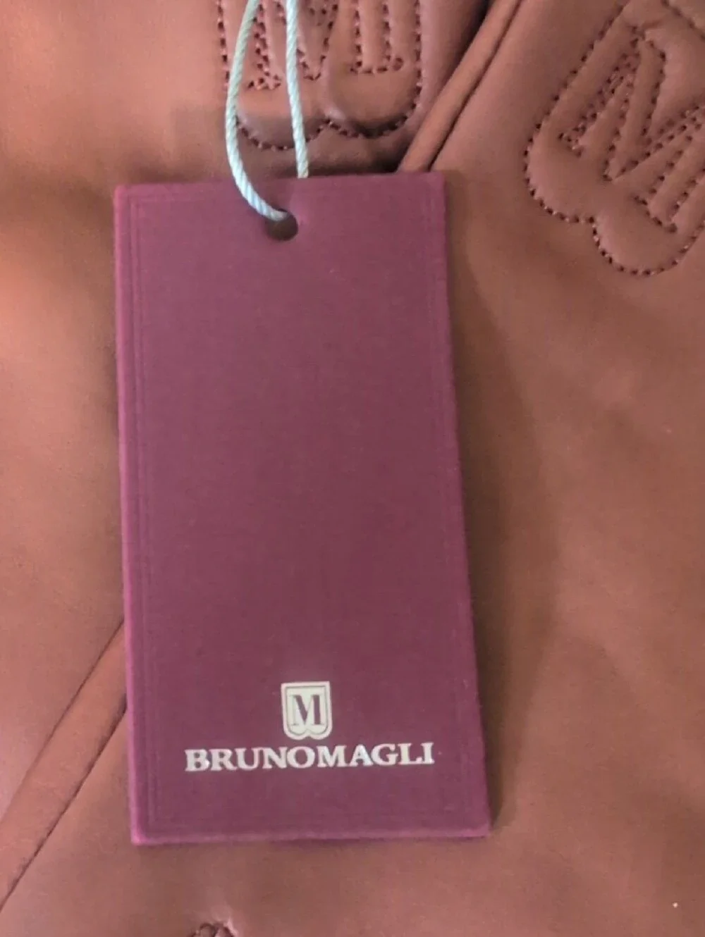 Bruno Magli Women's Leather Gloves in Cognac